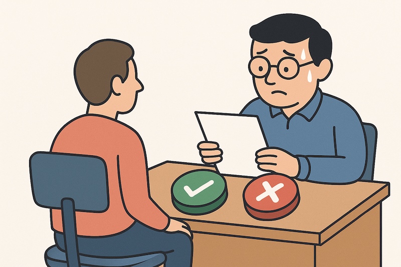 Stressful interviews
